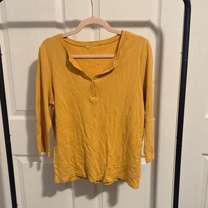 Mustard Yellow Women's Top